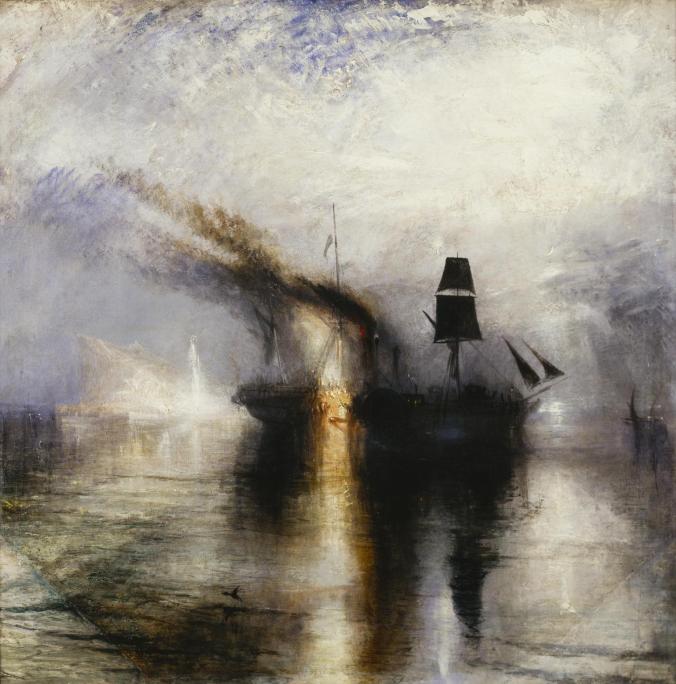 Peace - Burial at Sea exhibited 1842 Joseph Mallord William Turner 1775-1851 Accepted by the nation as part of the Turner Bequest 1856 http://www.tate.org.uk/art/work/N00528